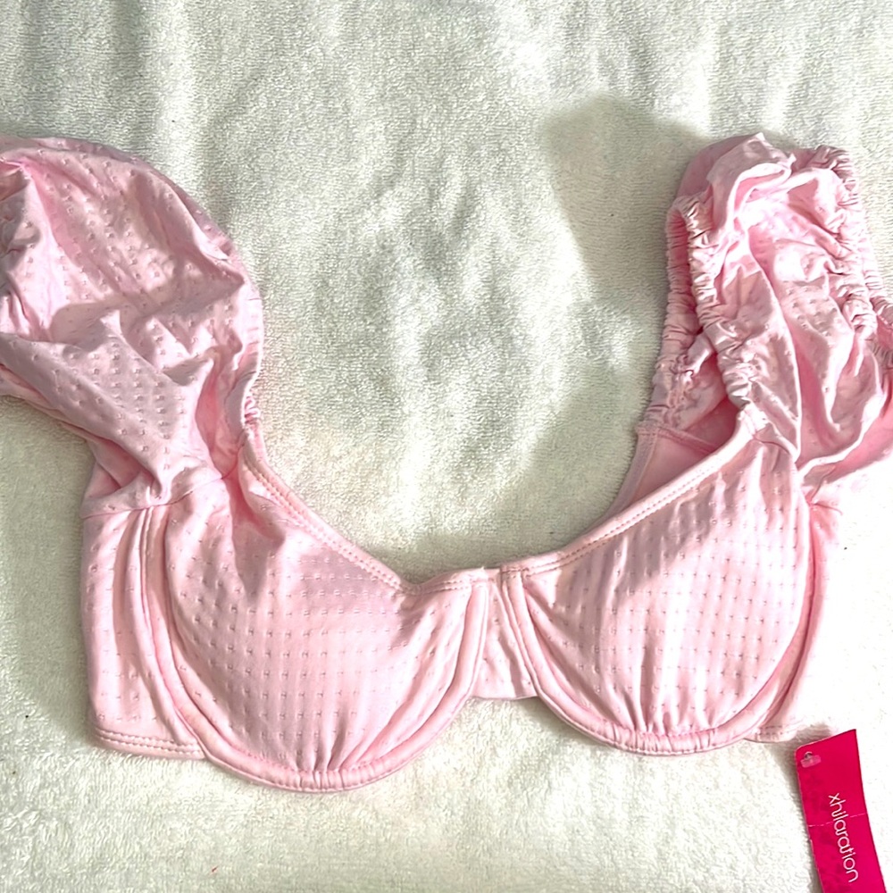 Xhilaration Bikini Top L pink